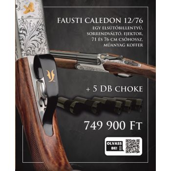 Fausti Caledon 12-es kaliberű sörétes vadászfegyver