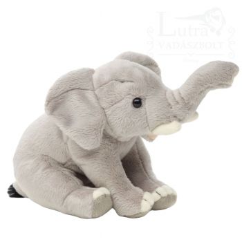 Plüss Ülő Elefánt  14cm